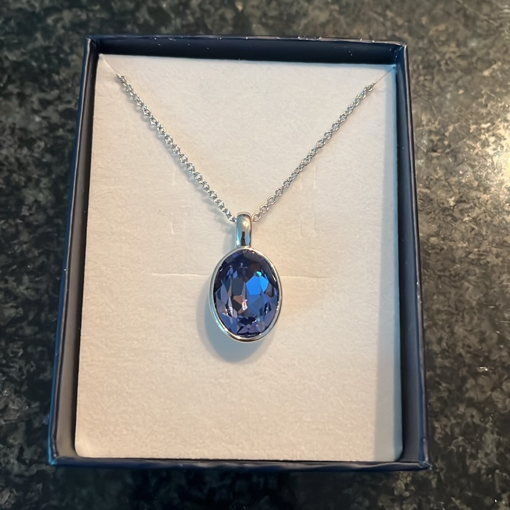 Purple Gemstone Necklace